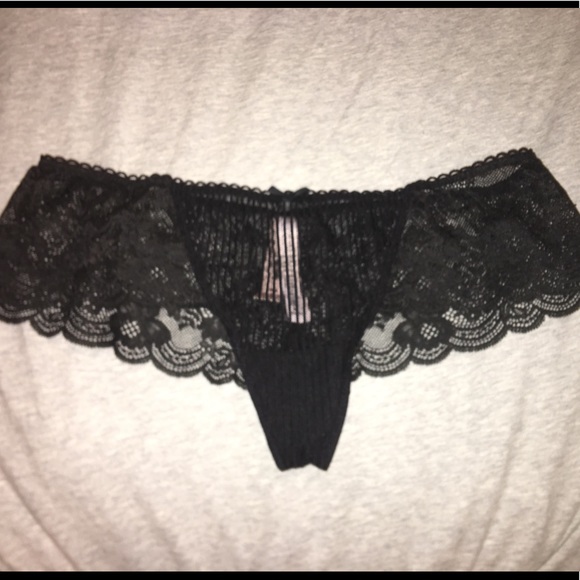 black lace underwear